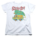 Scooby-Doo Mystery Machine Christmas Tree Womens T-Shirt