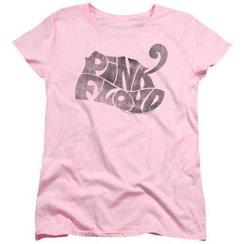 Pink Floyd Pink Logo Womens T-Shirt