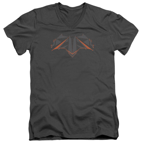 Batman v Superman Tech Bat Logo V-Neck T-Shirt
