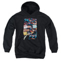 Superman Torn Collage Youth Hoodie