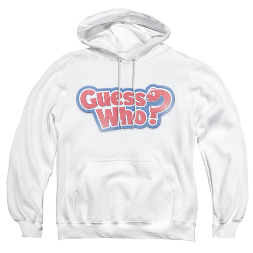 Guess Who Guess Who Distressed Logo Pullover Hoodie