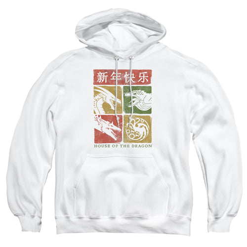 House of the Dragon Year Of The Dragon Grid Pullover Hoodie
