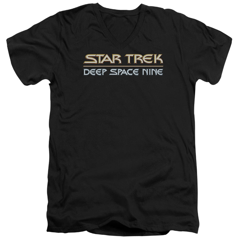 Star Trek Deep Space Nine Logo V-Neck T-Shirt