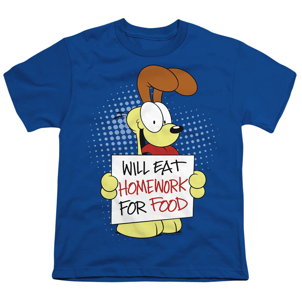 Garfield Will Eat Homework Youth/Toddler T-Shirt