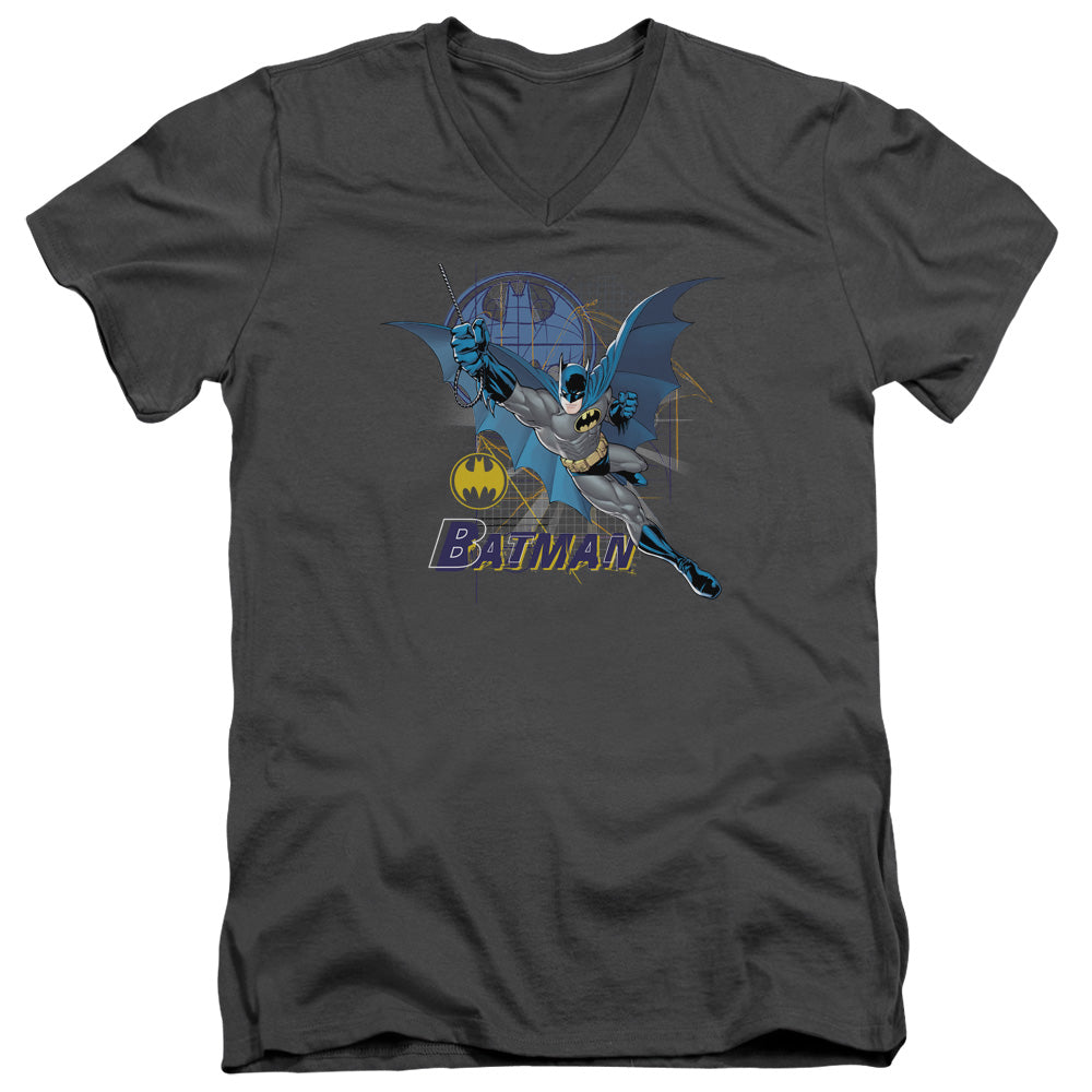 Batman Cape Outstretched V-Neck T-Shirt
