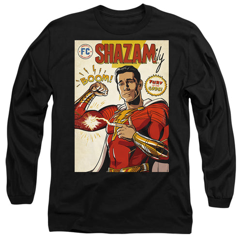 Shazam! Fury of the Gods Comic Cover Long Sleeve T-Shirt