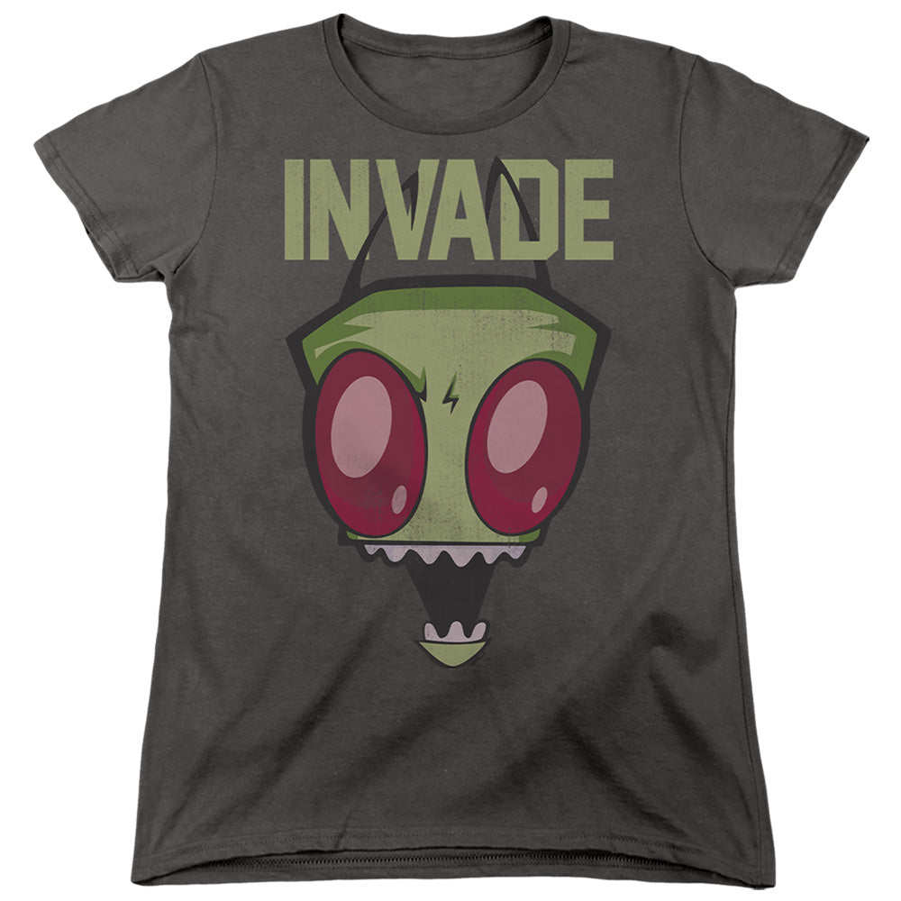 Invader Zim Invade Womens T-Shirt