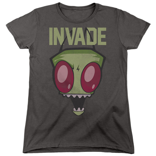 Invader Zim Invade Womens T-Shirt