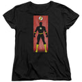 Justice League Flash Block Womens T-Shirt
