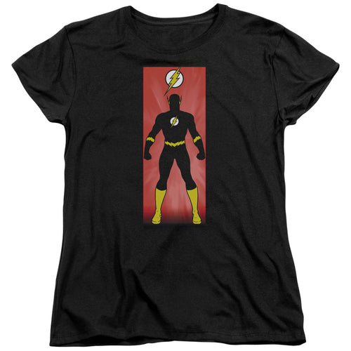 Justice League Flash Block Womens T-Shirt