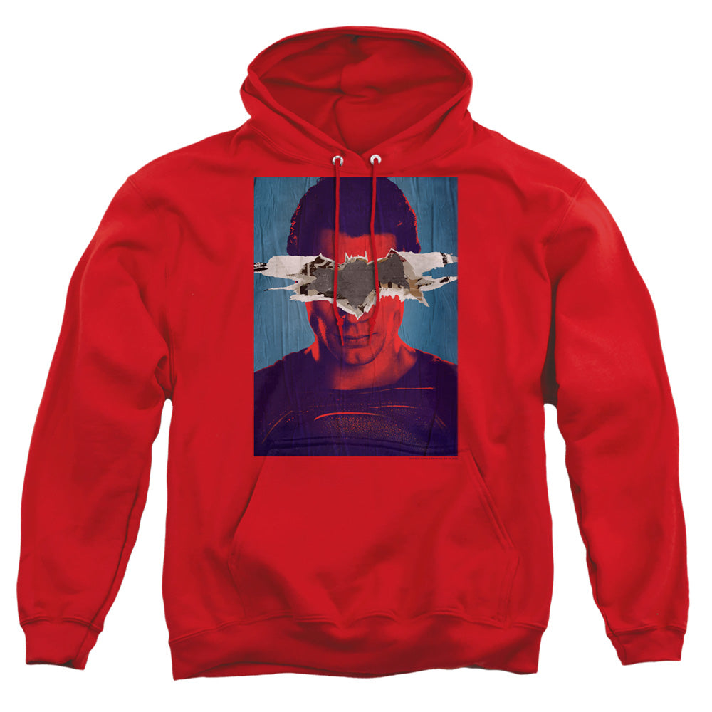 Batman v Superman Superman Poster Pullover Hoodie