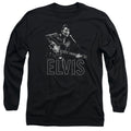 Elvis Presley Guitar In Hand Long Sleeve T-Shirt