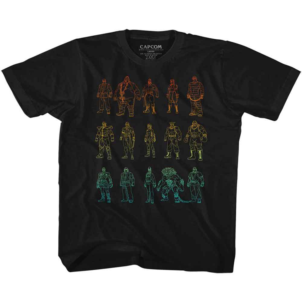 Street Fighter Outlines Youth/Toddler T-Shirt