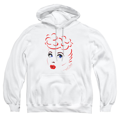 I Love Lucy Lines Face Pullover Hoodie