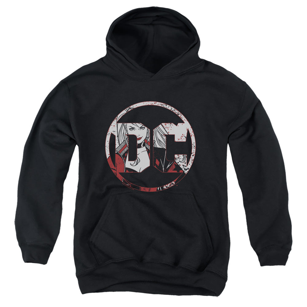 Batman Dc Logo Harley Youth Hoodie