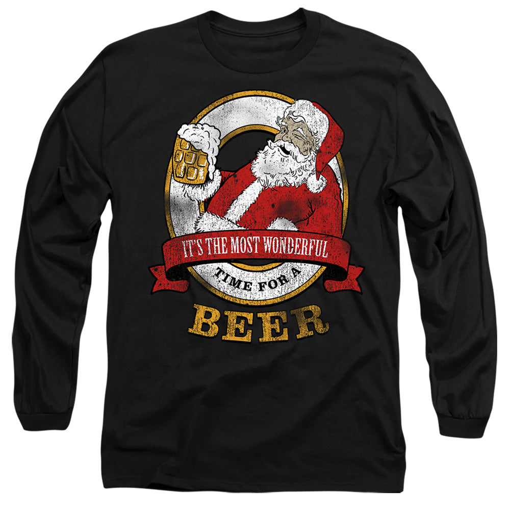 Christmas Most Wonderful Time for a Beer Long Sleeve T-Shirt