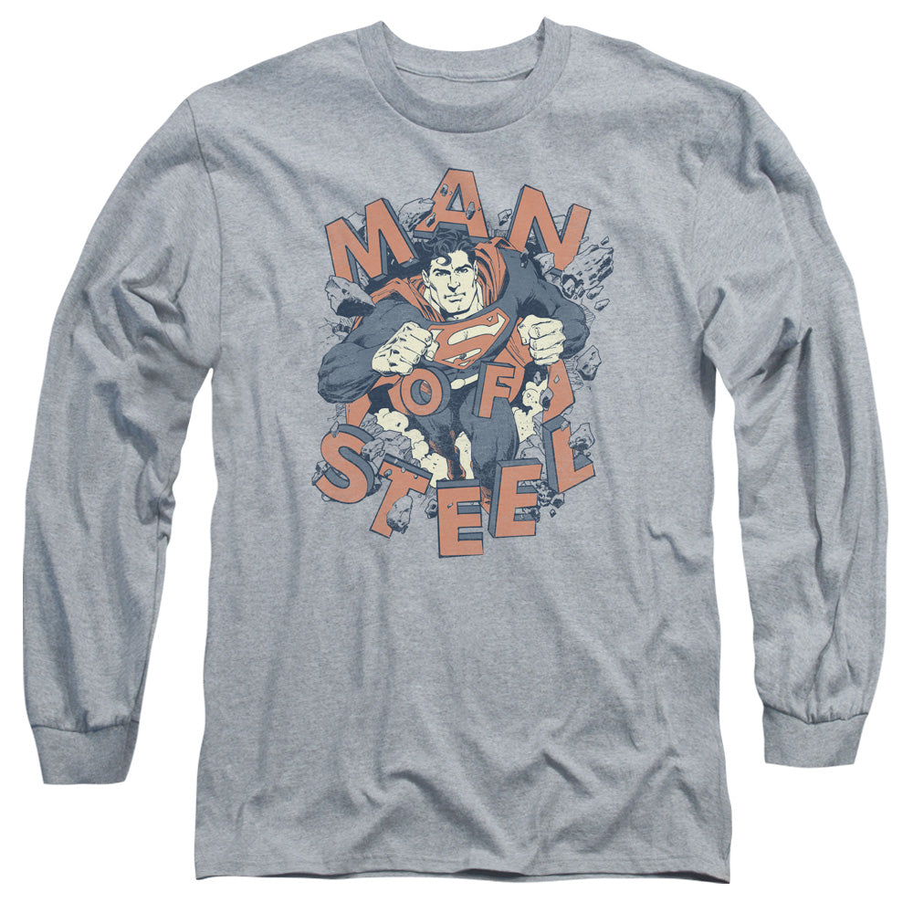 Superman Coming Through Long Sleeve T-Shirt