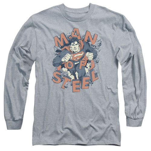 Superman Coming Through Long Sleeve T-Shirt