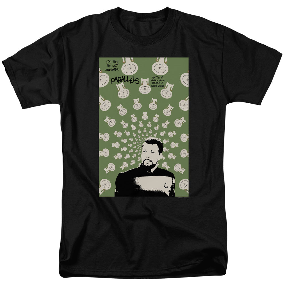 Star Trek Parallels Black T-Shirt