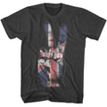 Peace The Who t-shirt in smoke gray