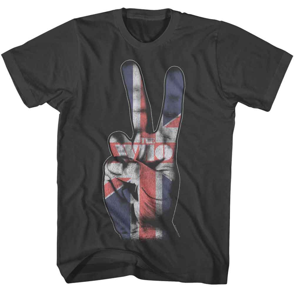 Peace The Who t-shirt in smoke gray