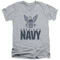 U.S. Navy Eagle Logo V-Neck T-Shirt