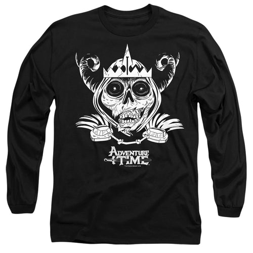 Adventure Time Skull Face Long Sleeve T-Shirt