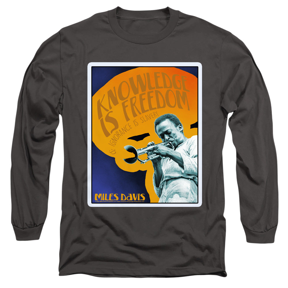 Miles Davis Knowledge Is Freedom Long Sleeve T-Shirt