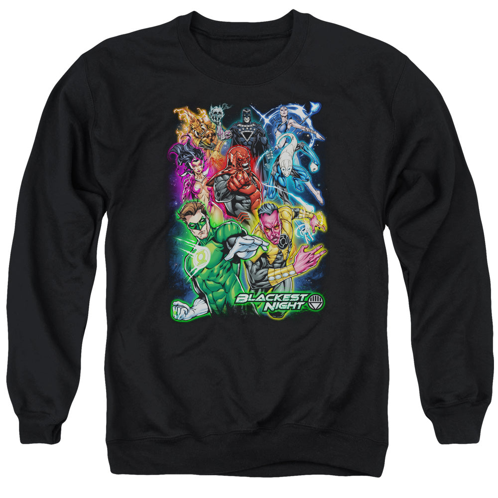 Green Lantern Blackest Group Crewneck Sweatshirt