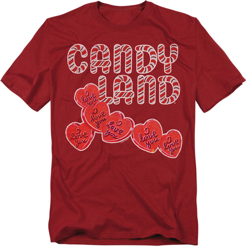 Candy Land I Love You Hearts T-Shirt