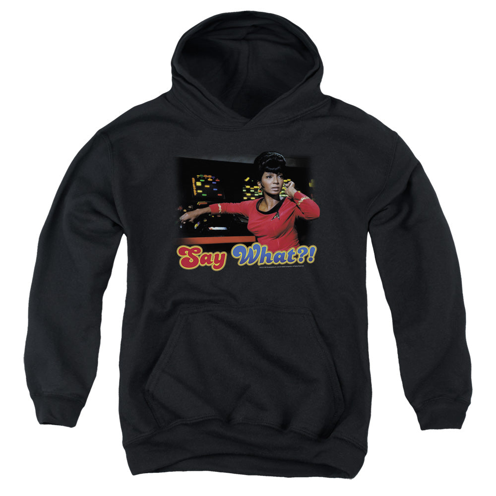 Star Trek Uhura Say What Youth Hoodie