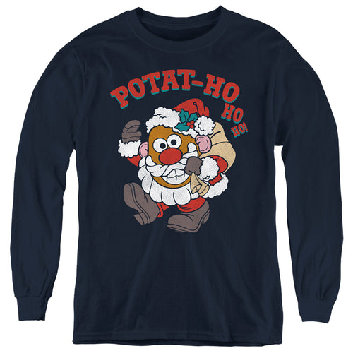 Mr. Potato Head Potat-Ho Ho Ho Youth Long Sleeve T-Shirt
