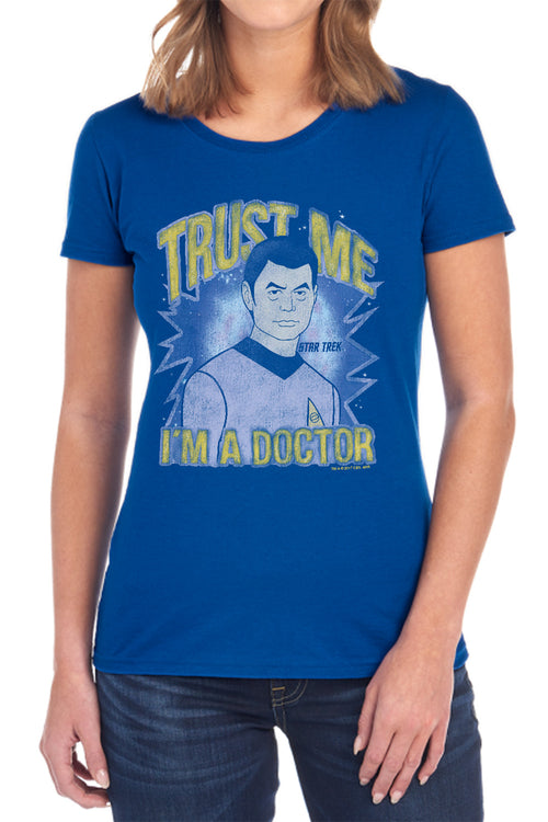 Star Trek Trust Me I'm a Doctor Womens T-Shirt
