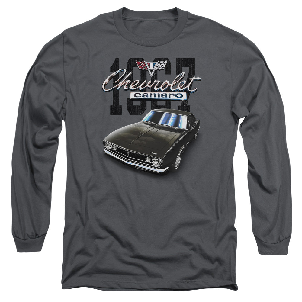Chevy Classic Camaro Graphite Long Sleeve T-Shirt