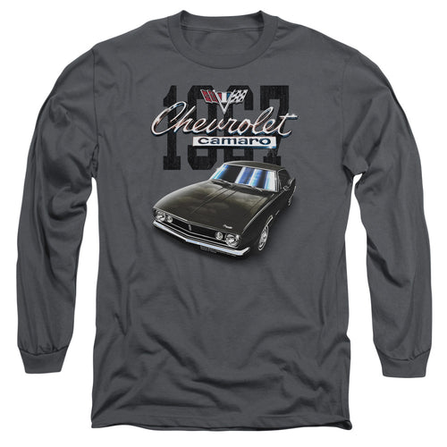 Chevy Classic Camaro Graphite Long Sleeve T-Shirt