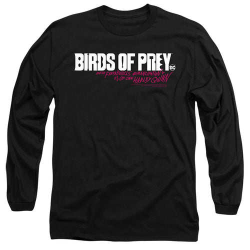 Birds of Prey Horizontal Logo Long Sleeve T-Shirt