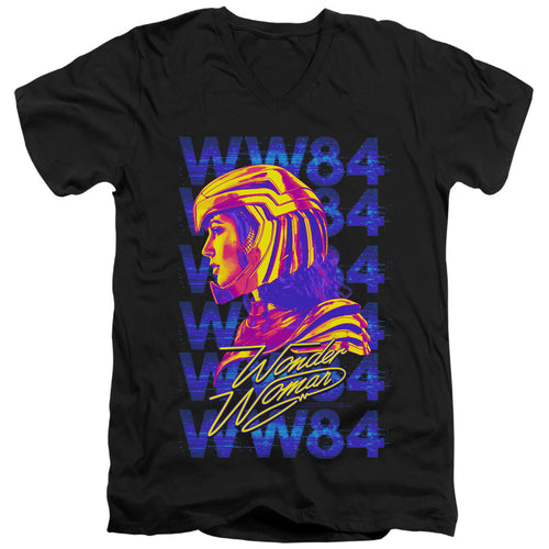 Wonder Woman 1984 WW84 Repeat V-Neck T-Shirt
