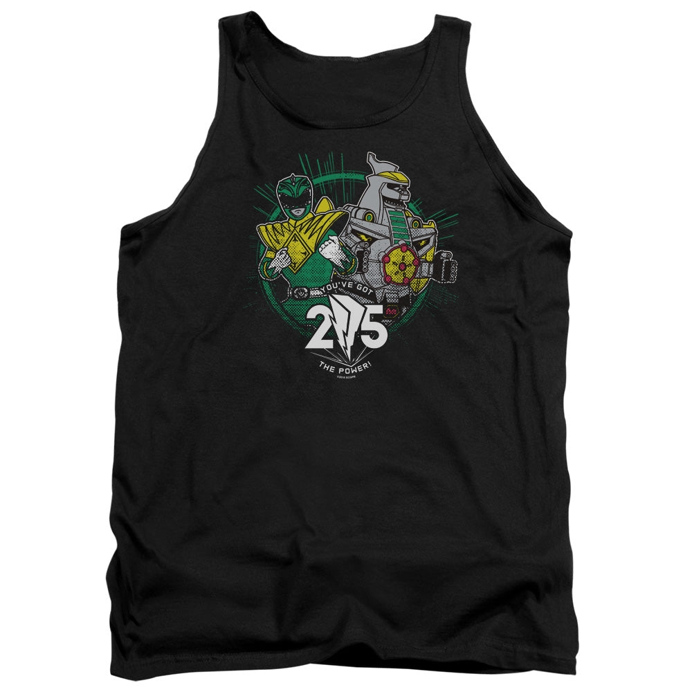 Mighty Morphin Power Rangers Green 25 Tank Top