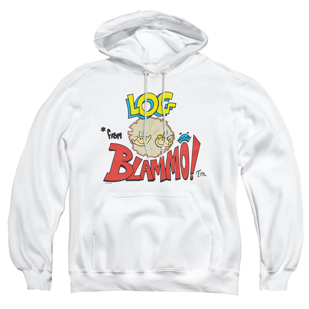 Ren and Stimpy Log from Blammo Pullover Hoodie