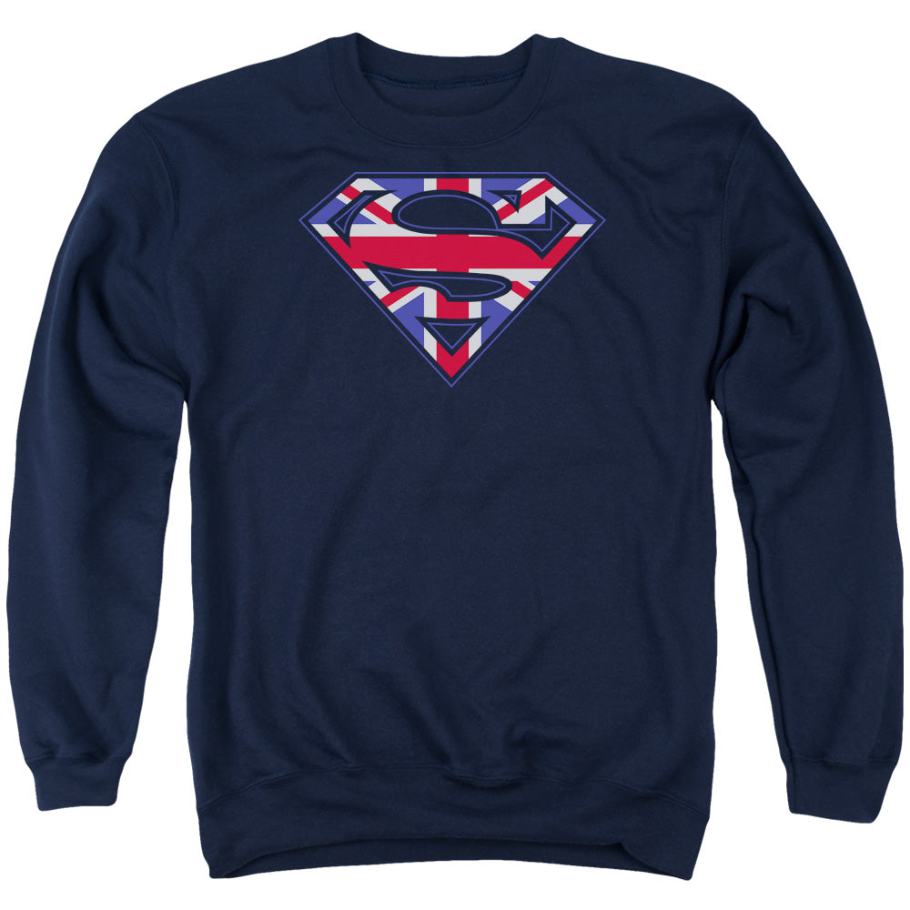 Superman Great Britian Shield Crewneck Sweatshirt