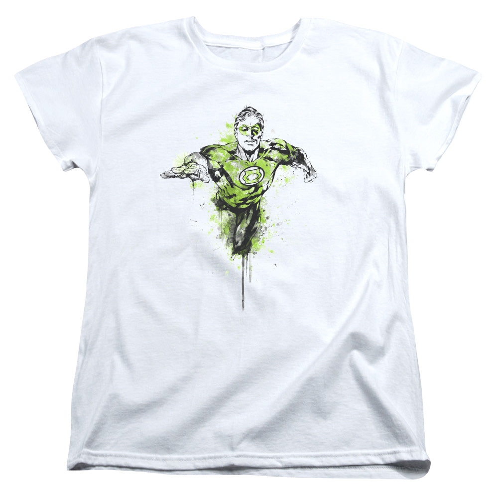 Green Lantern Inked Womens T-Shirt