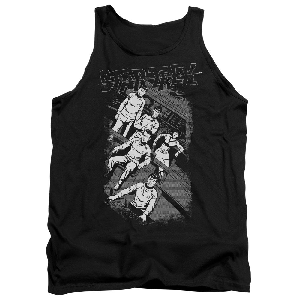 Star Trek Retro Tilted Bridge Tank Top