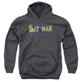 Batman Vintage Logo Splatter Youth Hoodie