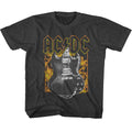 AC/DC Fire and Guitar Youth/Toddler T-Shirt