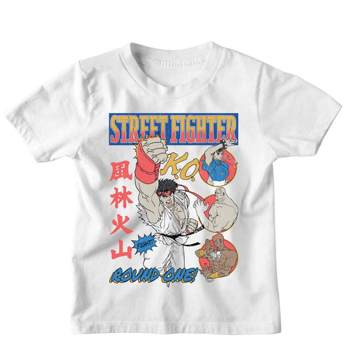 Street Fighter Round One Comic Without White Youth/Toddler T-Shirt