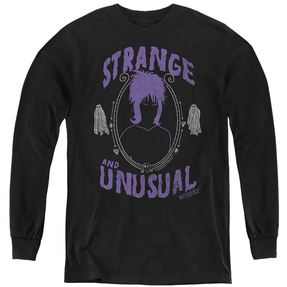 Beetlejuice Strange And Unusual Youth Long Sleeve T-Shirt