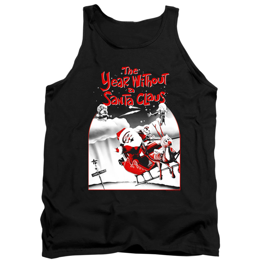 The Year Without a Santa Claus Santa Poster Tank Top