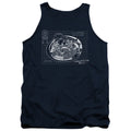 Star Trek Bridge Blueprint Tank Top
