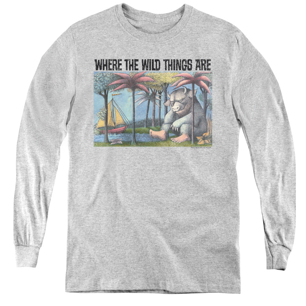 Where the Wild Things Are Cover Art Youth Long Sleeve T-Shirt