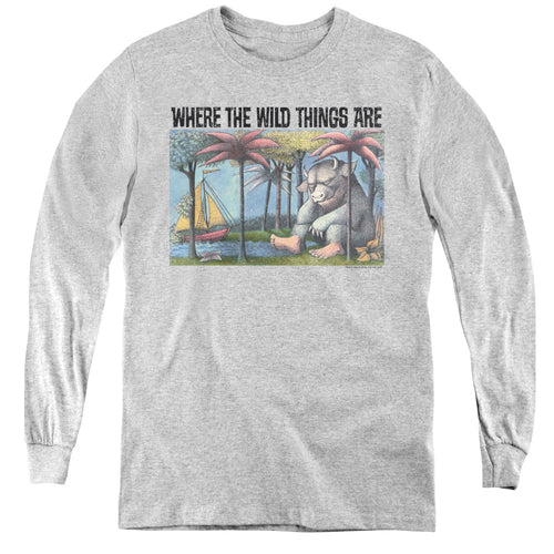 Where the Wild Things Are Cover Art Youth Long Sleeve T-Shirt